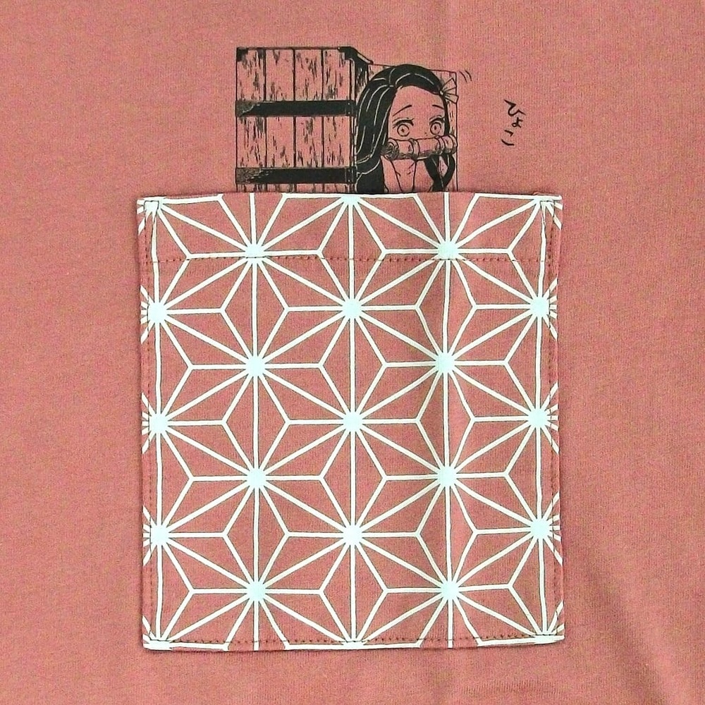 SOLD - uniqlo demon slayer nezuko shirt anime pink tshirt tanjiro sold out
